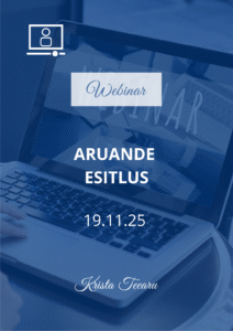 Webinar - aruande esitlus