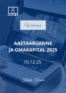 Webinar - aastaaruanne ja omakapital 2025