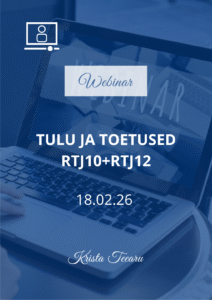 Webinar - tulu ja toetused