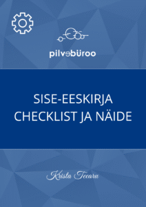 Sise-eeskirja checklist